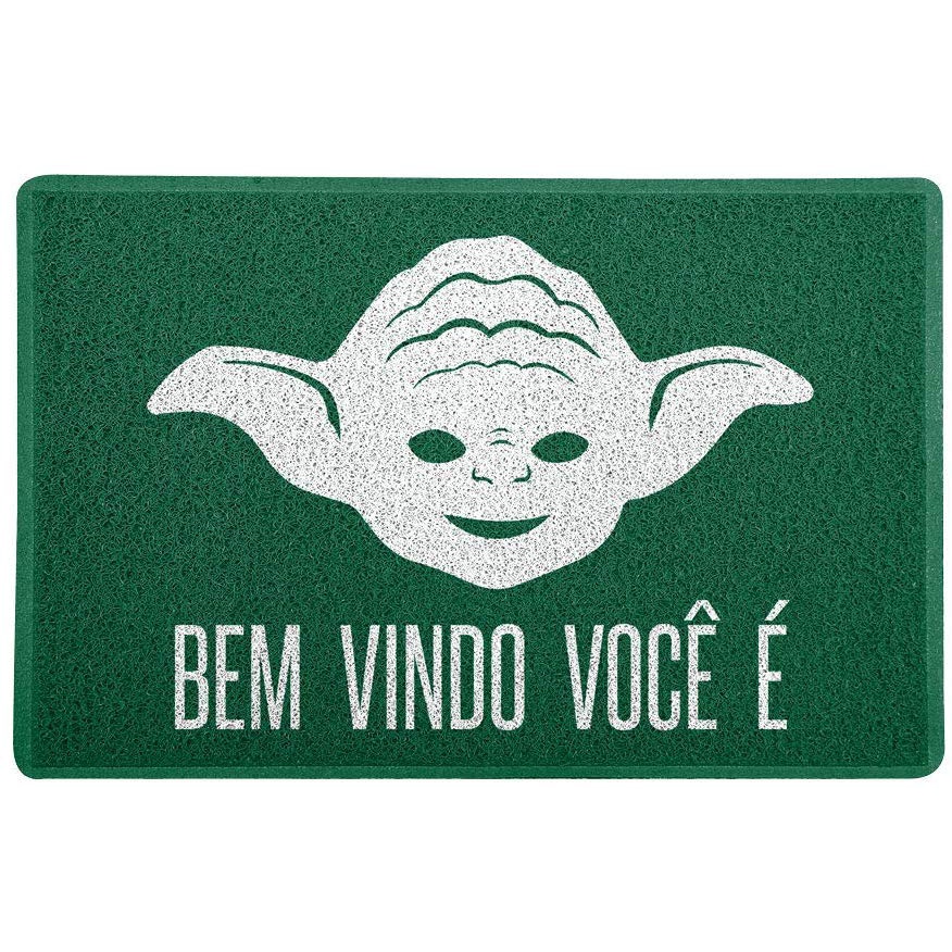 Tapete Capacho Bem Vindo Você É, Beek Geek'S Stuff, Verde, 60X40Cm