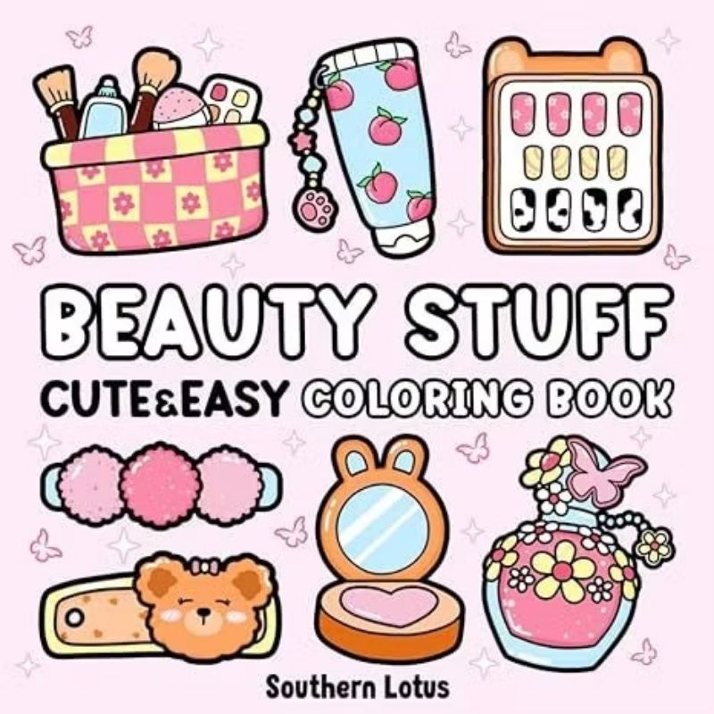 Kit 43 Desenhos para Colorir: Folhas Soltas com Ilustrações do Livro Beauty Stuff!