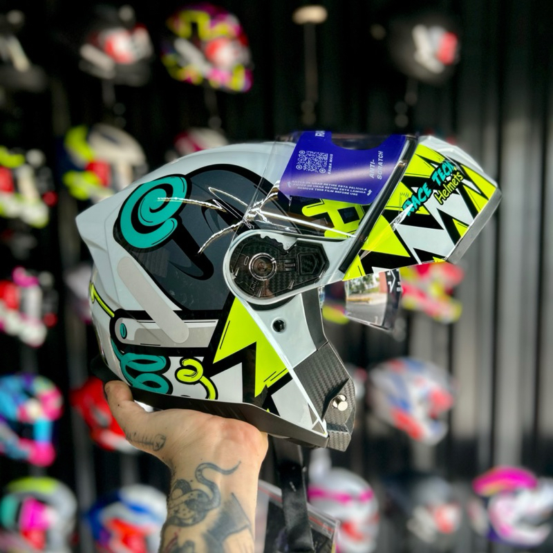 CAPACETE RACE TECH SIGNAL - STUFF GREY
