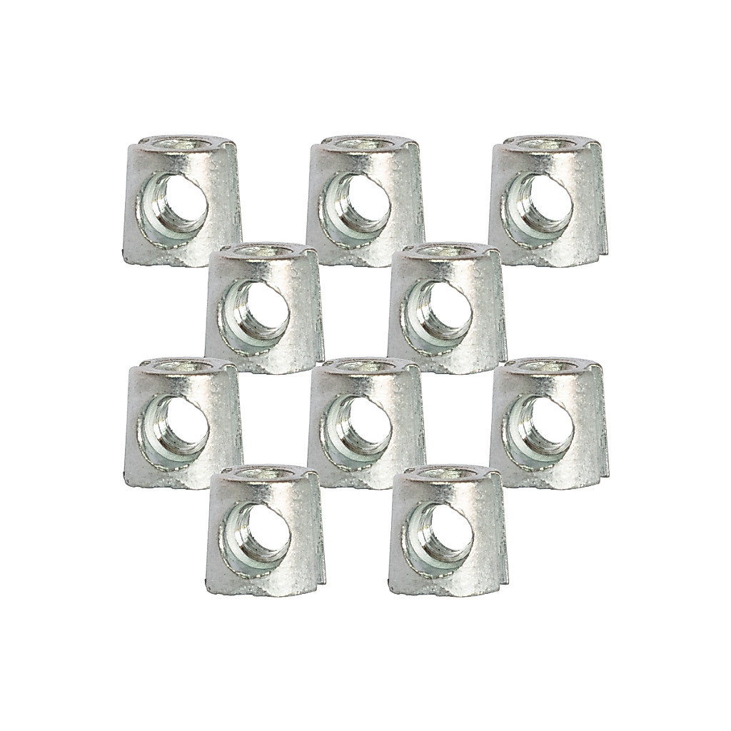 Porca Cilindrica Para Montagem De Moveis E Camas 1/4 - 10 Pçs