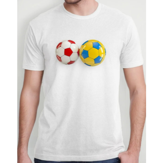 Camiseta Masculina Estampa Esporte Futebol Tecido Premium 100% Algodão