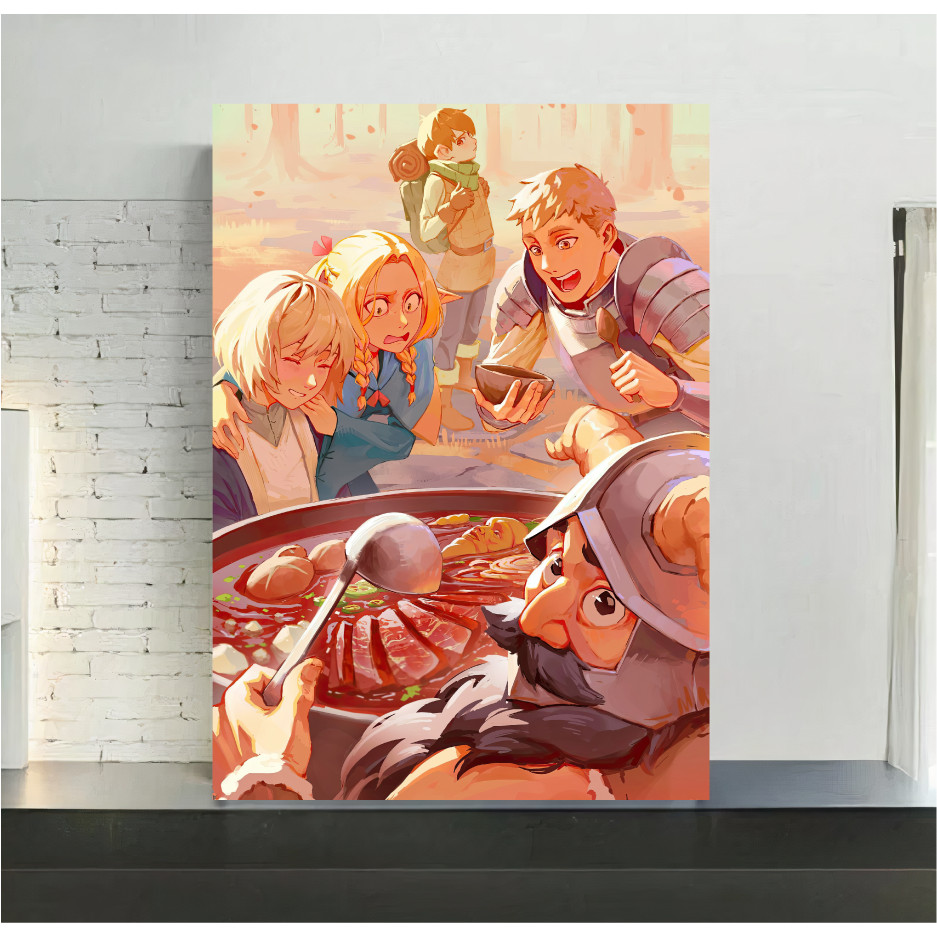 Quadro de mdf Anime, Delicious in Dungeon, Dungeon Meshi