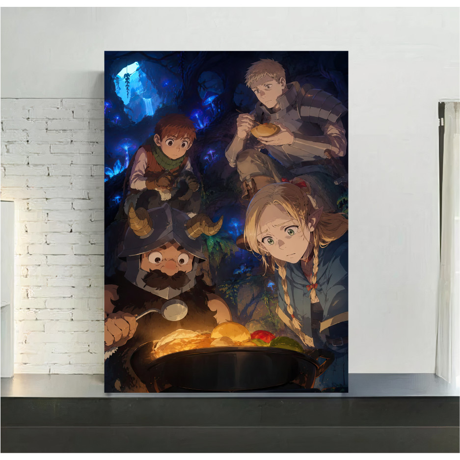 Quadro de mdf Anime, Delicious in Dungeon, Dungeon Meshi