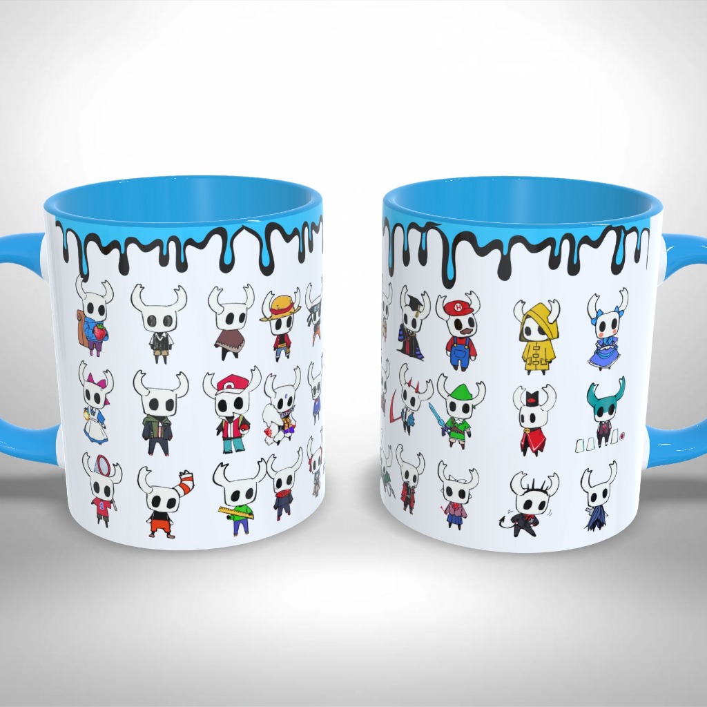 Caneca Personalizada Hollow Knight Versões Geeks - Gamer - Anime