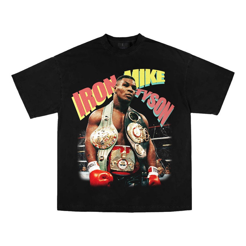 Camiseta Graphic Tee Mike Tyson Boxe Vintage Exclusiva - Envio Imediato