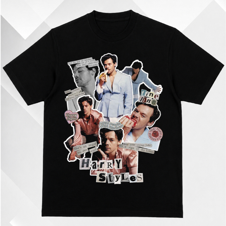Camiseta Harry Styles Mood Graphic Tee Camisa T-shirt Algodão Unissex Plus Size