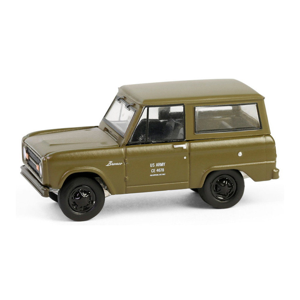 Miniatura Ford Bronco 1966 - US Army Proposal - Battalion 64 Série 5 - Greenlight - 1:64