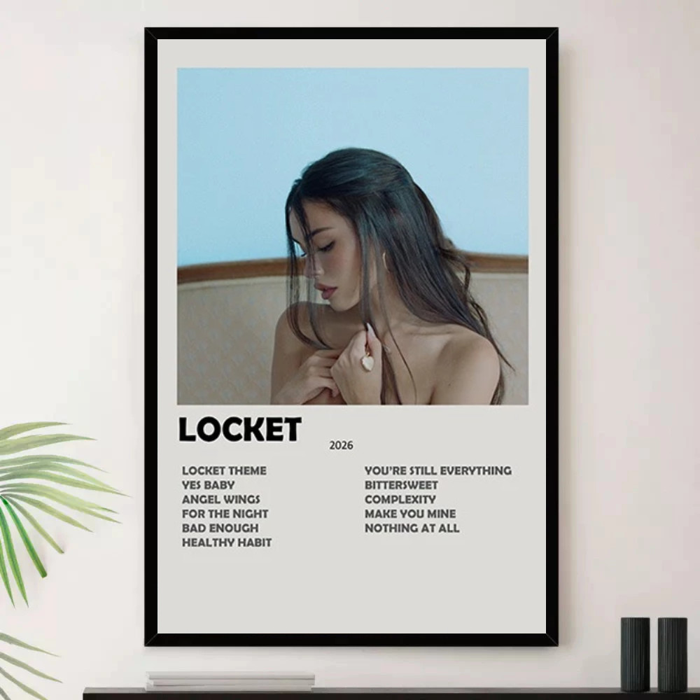 Quadro Decorativo Placa Música Internacional Madison Beer Pop e Dance Pop com Moldura