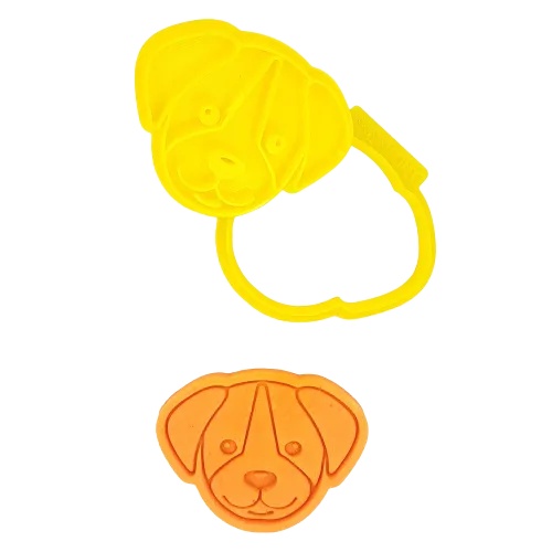Cortador + Marcador para Biscoito e Pasta Americana Jack Russel Terrier
