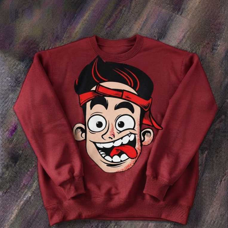Moletom Careca Flanelado Enaldinho Blusa Infantil Careca Youtuber Gamers Influencer