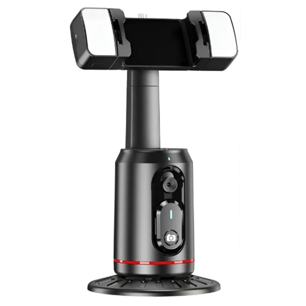 Suporte Para Celular Giratório Gimbal 360 C/ Controle e LED