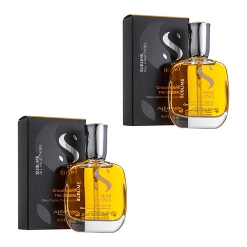 Kit 2 Óleos Alfaparf Semi Di Lino Cristalli Liquid 50ml