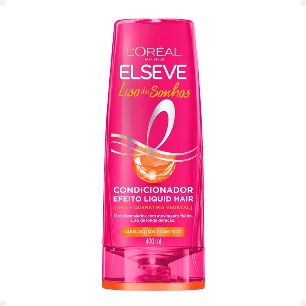 Condicionador Elseve Liso dos Sonhos Efeito Liquid Hair 400ml