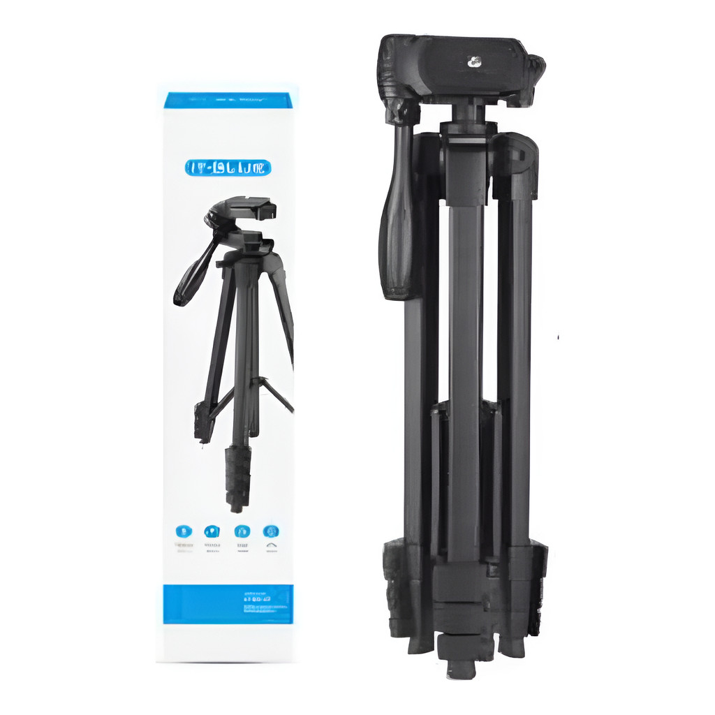 Tripe Camera Para Celular Profissional Gopro Universal Cor Preto