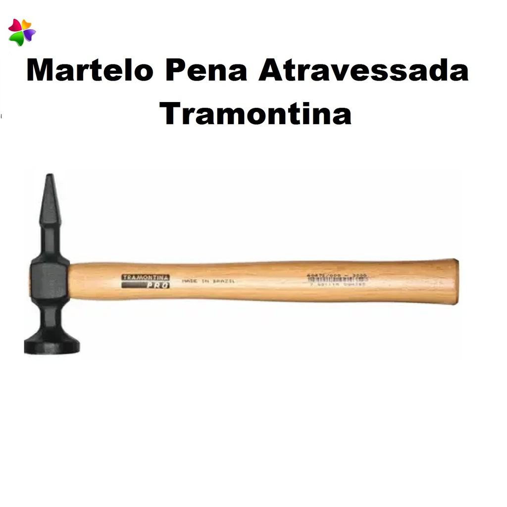 Martelo Funileiro 350g Desamassar Tramontina Pna Atravessada