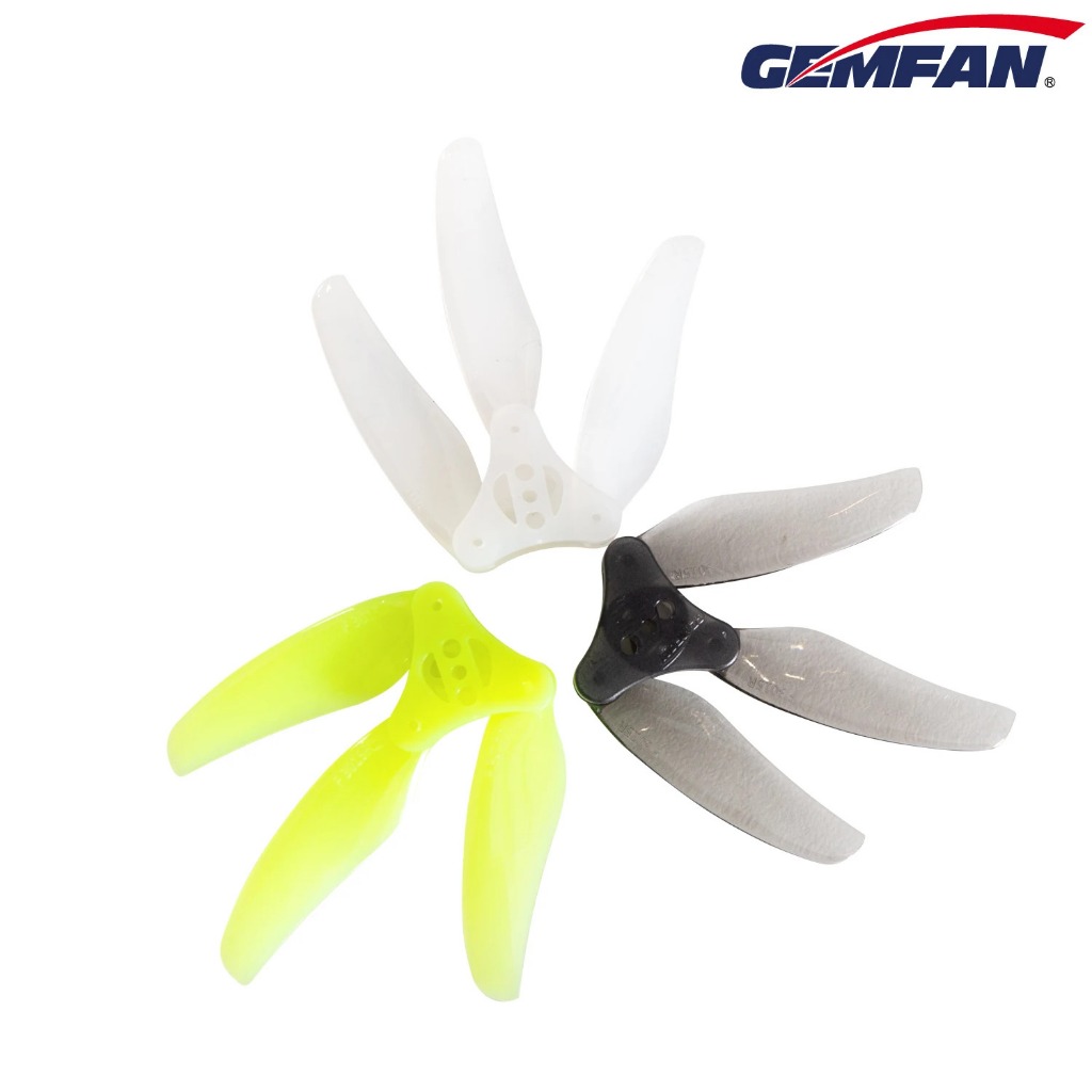 Hélice Dobrável GEMFAN F3015 3.0″ 3 Pás – 2 Pares para 4S/6S Drones FPV Freestyle e Long Range