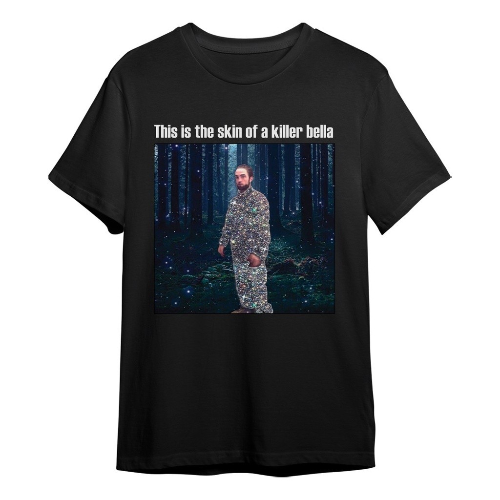 Camisa Camiseta Básica Robert Pattinson Skin Bella Meme Y2k 100% Algodão 11
