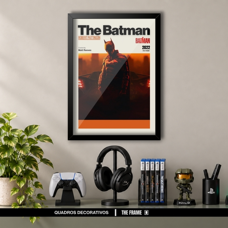 Quadro Decorativo A4/A3 The Batman Robert Pattinson