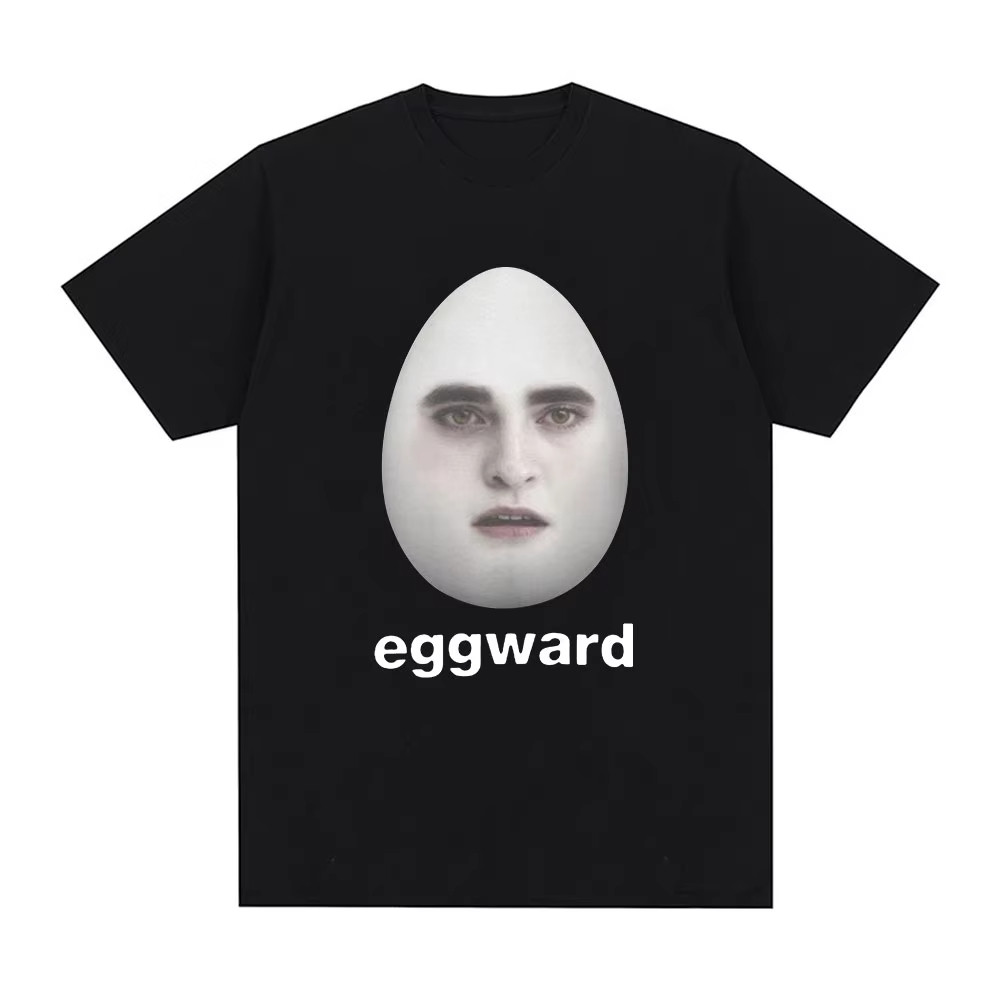Camiseta Básica Fã Engraçado Do Twilight Eggward Segue A Imitação Masculina De Robert Pattinson De Edward Cullen