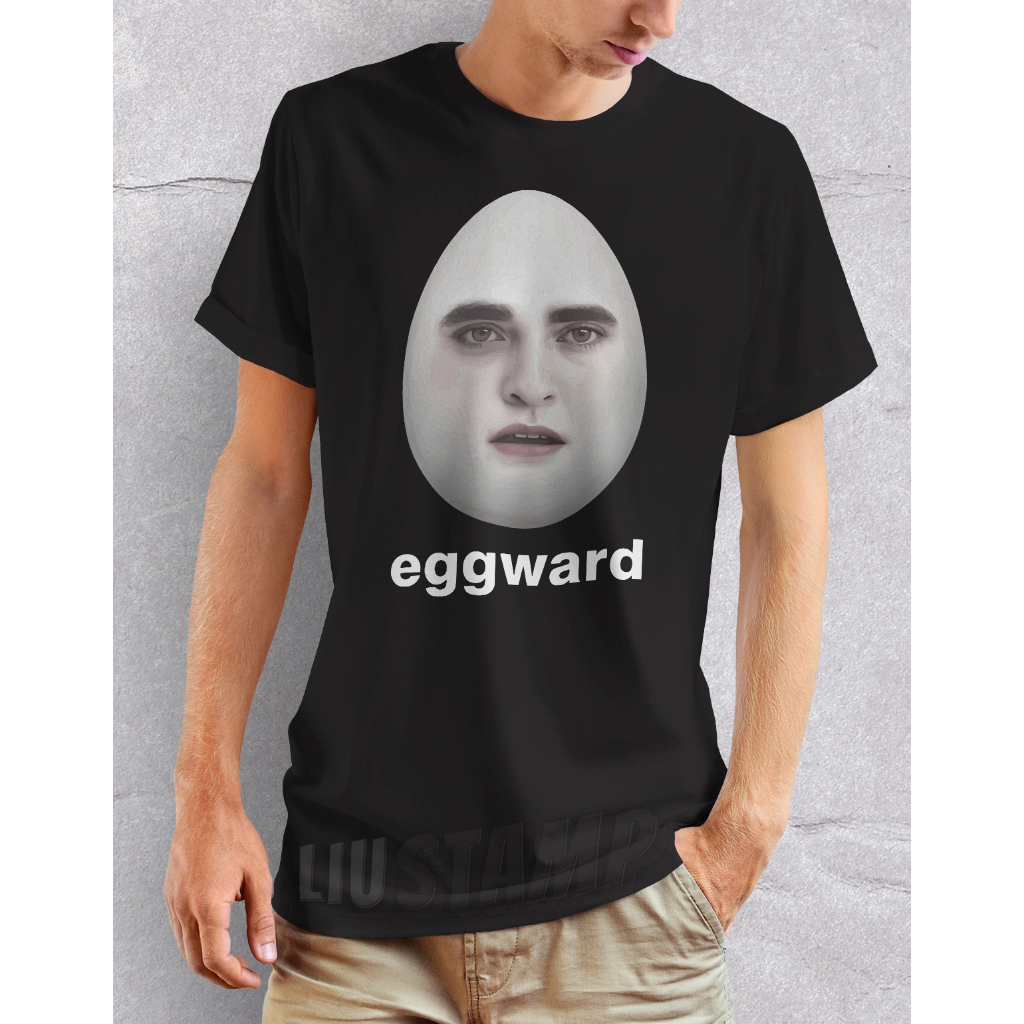 Camiseta Meme Eggward Camisa Masculina Engraçado Do Twilight De Robert Pattinson De Edward Cullen