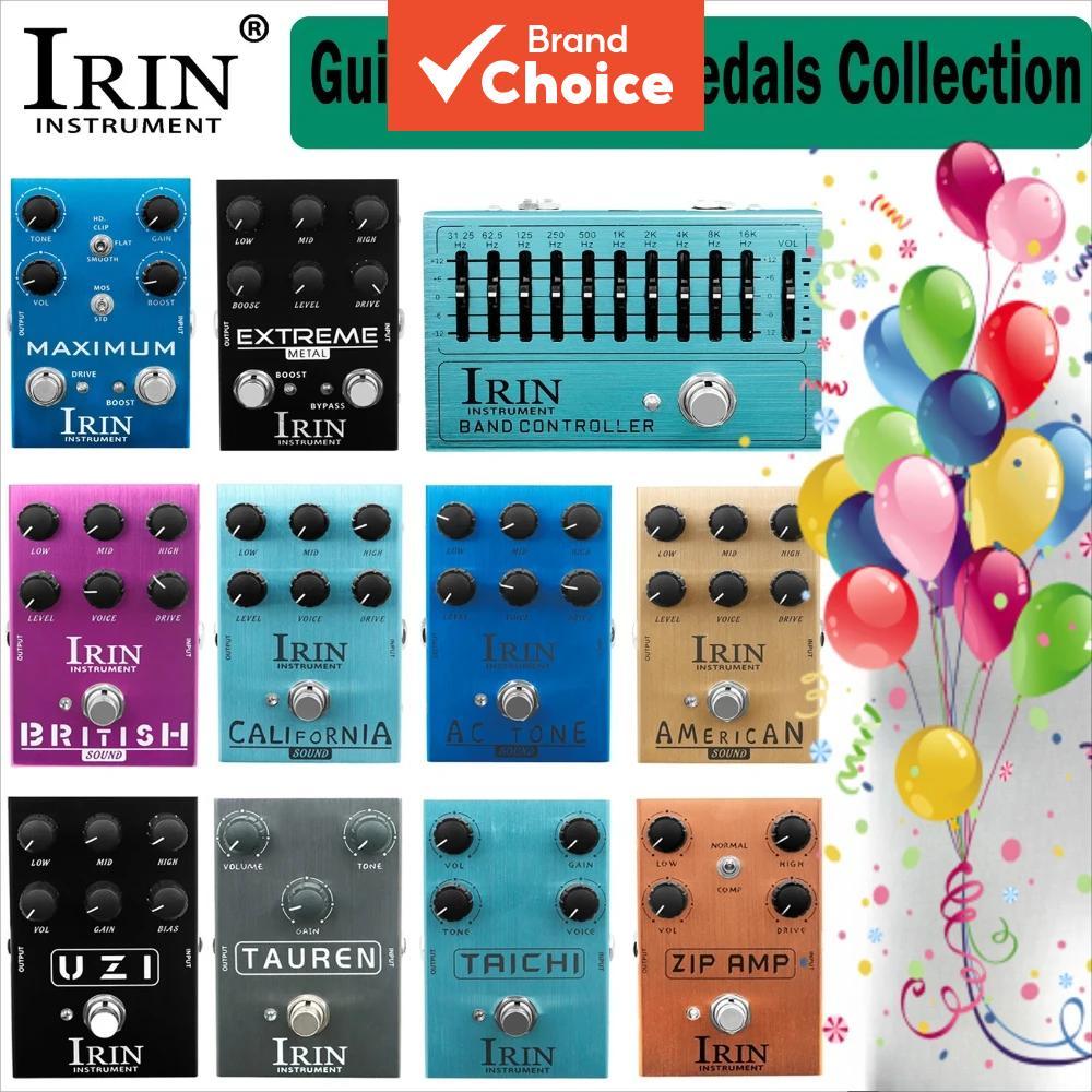 IRIN Equalizador De Pedal De Efeitos De Guitarra Elétrica , 10 Bandas , 31.25Hz A 16kHz , Gráfico Para Modelagem De Tom