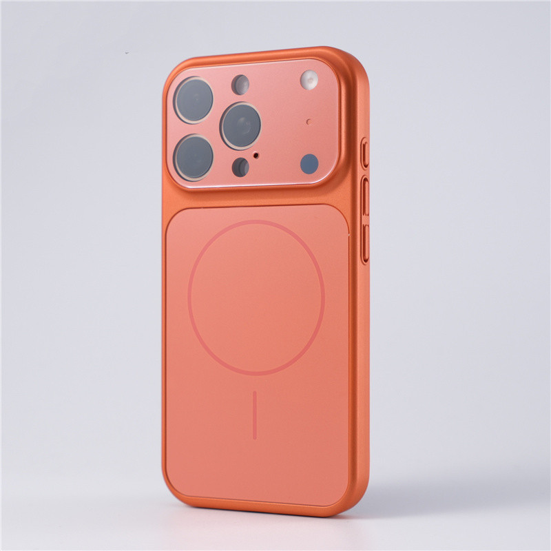 Proteção Completa Da Lente Câmera Fosco Chapeamento Magnético Caso De Telefone Para iPhone 17 Ar 16 15 14 13 Pro Max À P