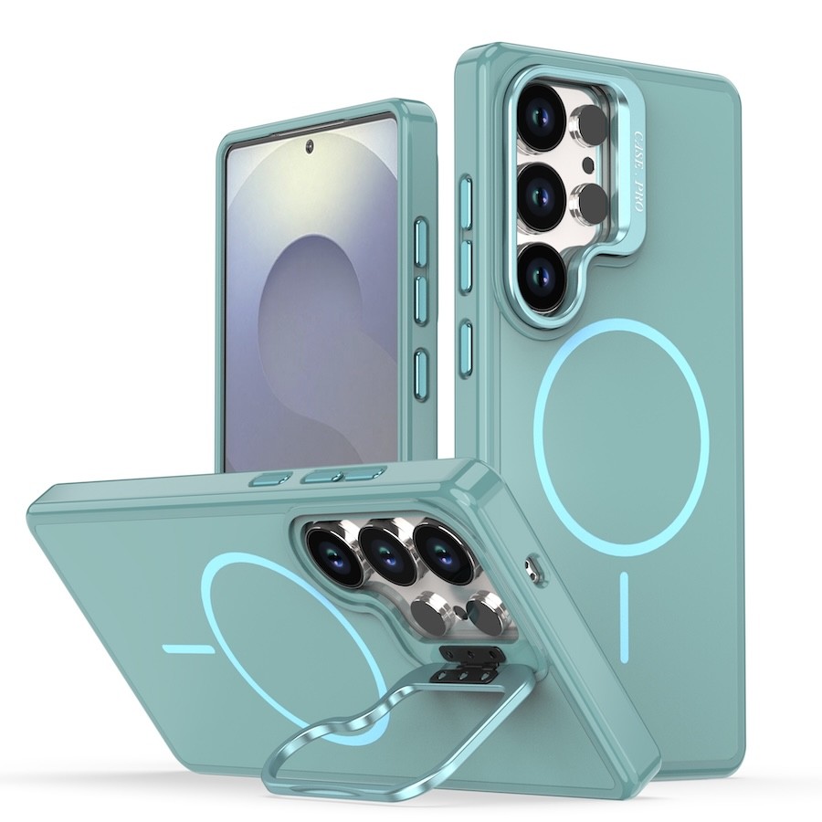 Suporte De Lente De Câmera Capas Protetoras Magnéticas Para Samsung S24 S23 S25 Plus S24 Ultra S25 Edge 5G Anti-Risco Ca