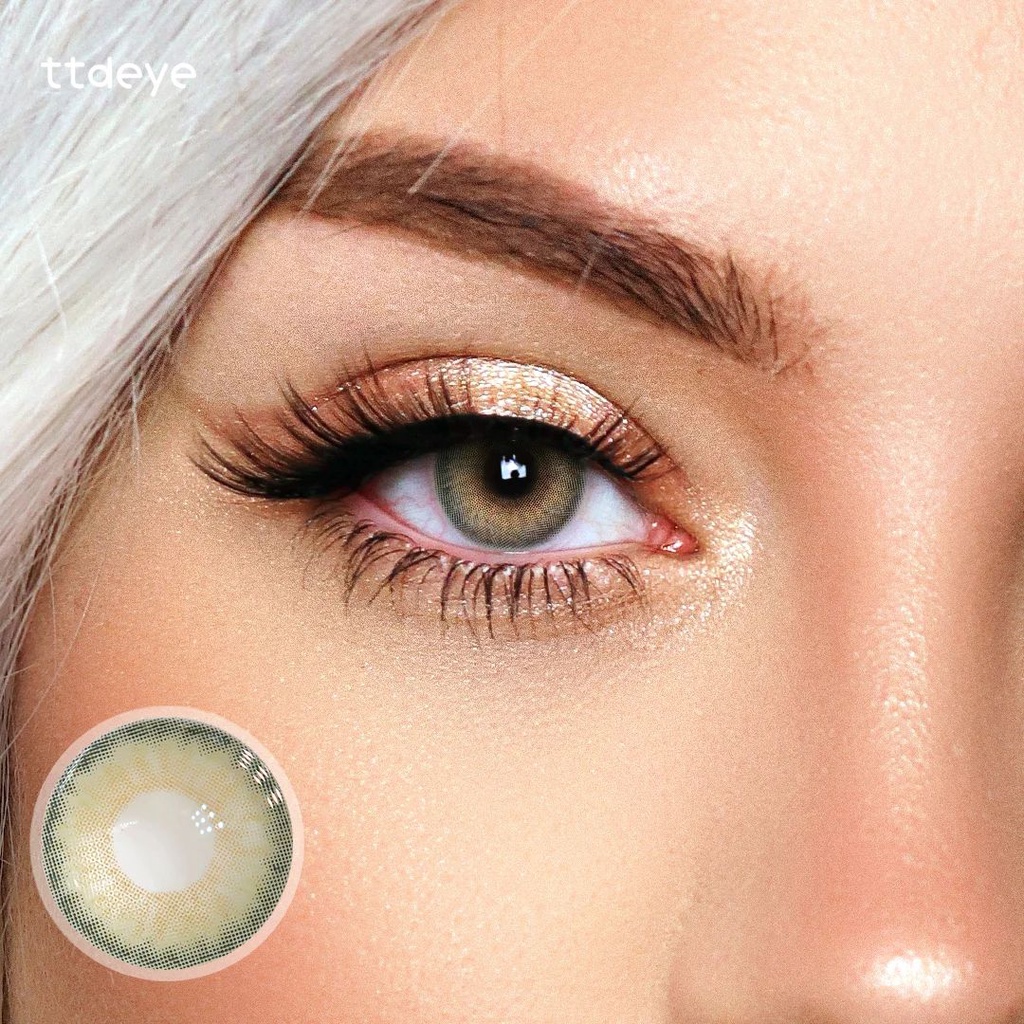 Lentes De Contato TTDEYE  Coloridas Anuais Várias Opções De Core