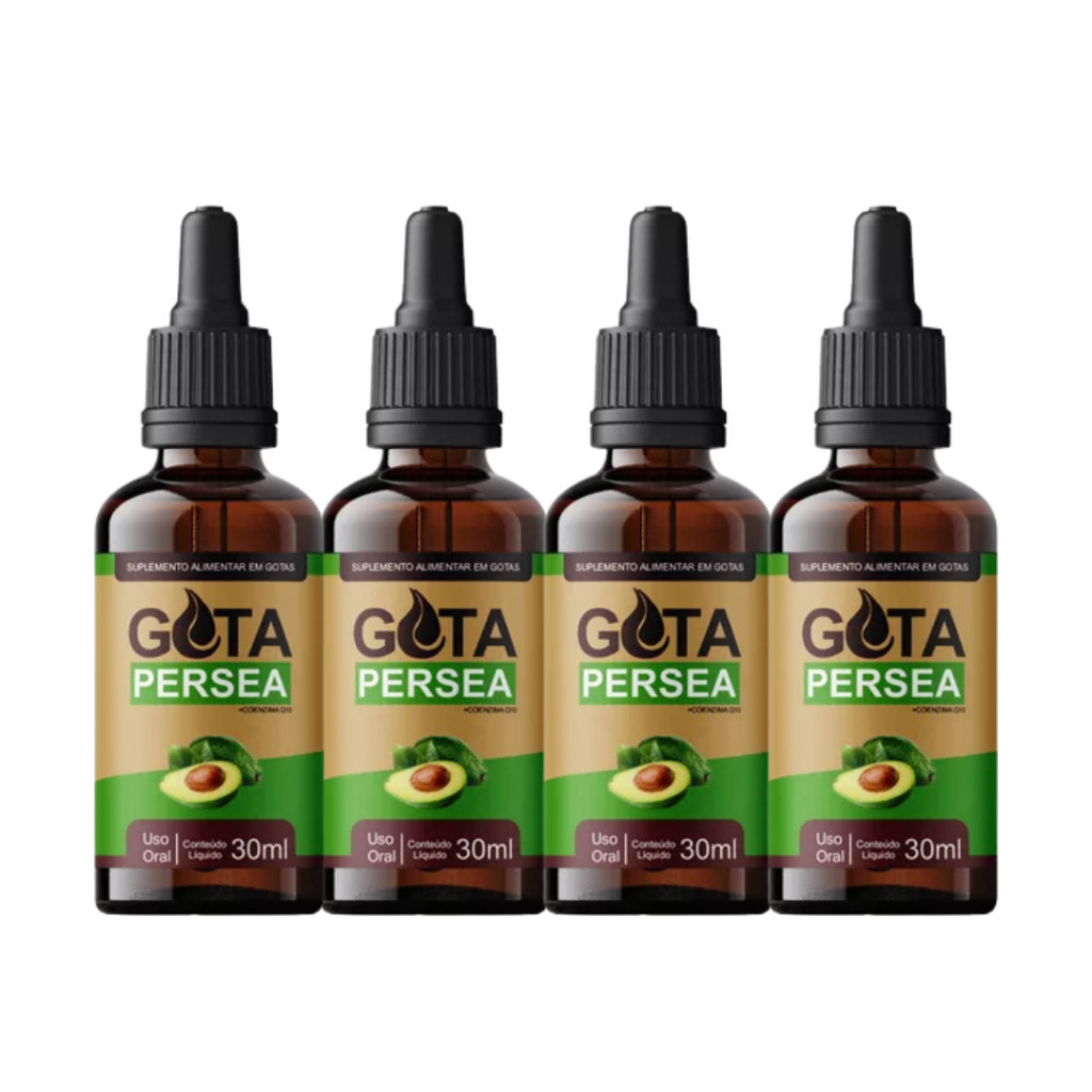 4 frascos de gota persea original om 30 ml