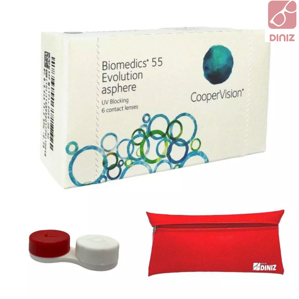 Lente De Contato Biomedics 55 Coopervision Com Grau