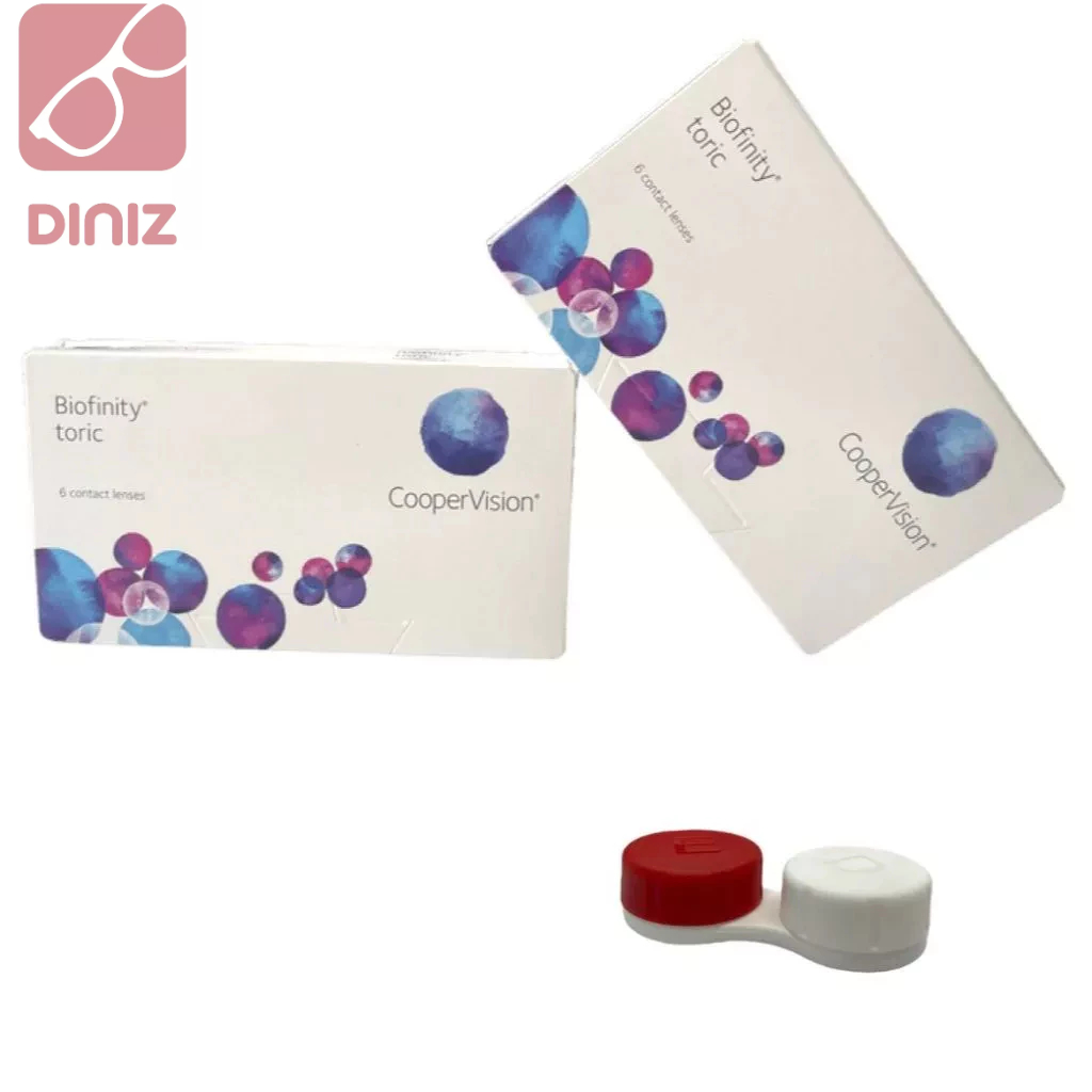 02 Caixas Lente De Contato Biofinity Coopervision Astigmatismo Tórica