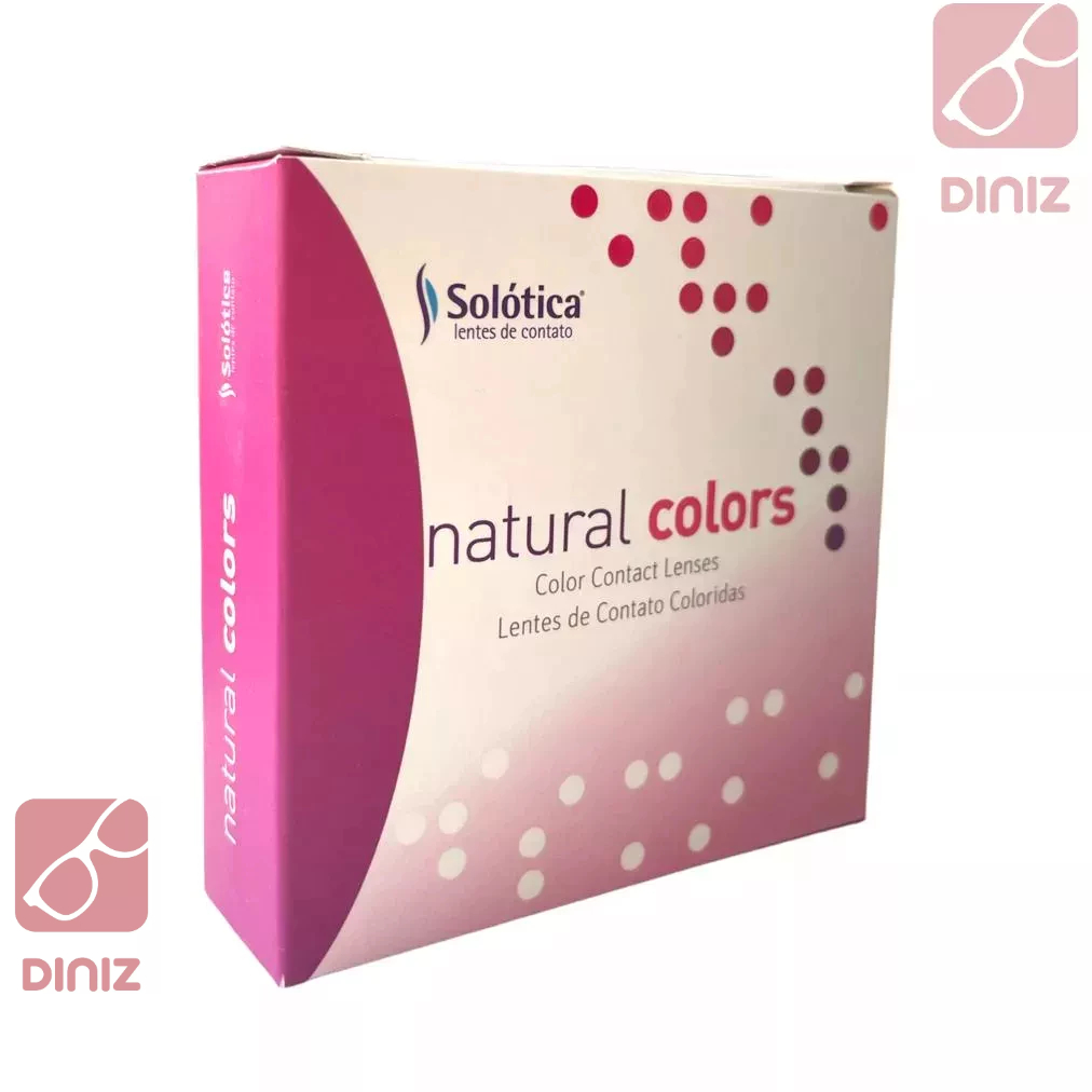 Lente De Contato Colorida Natural Colors Anual Com Borda