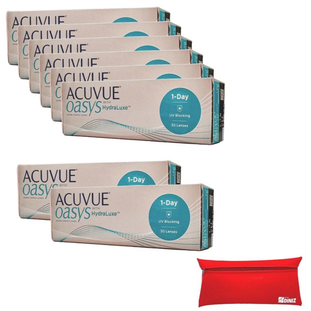 Lente 1 Day Acuvue Oasys Johnson Combo 6 +2 Grátis Pronta Entrega