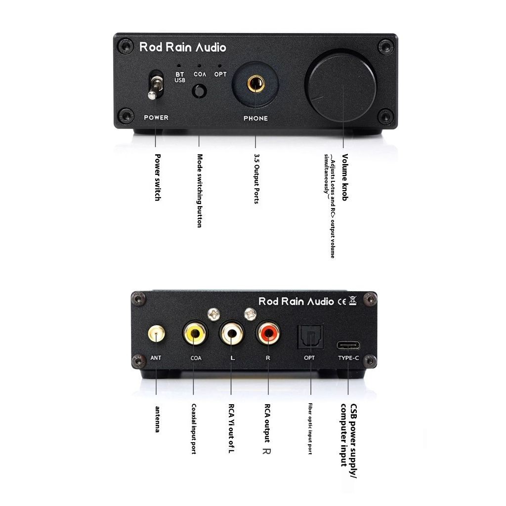 Módulo De Áudio Sem Fio aptX LDAC-Transmissor Bluetooth Para Som Hi-Fi