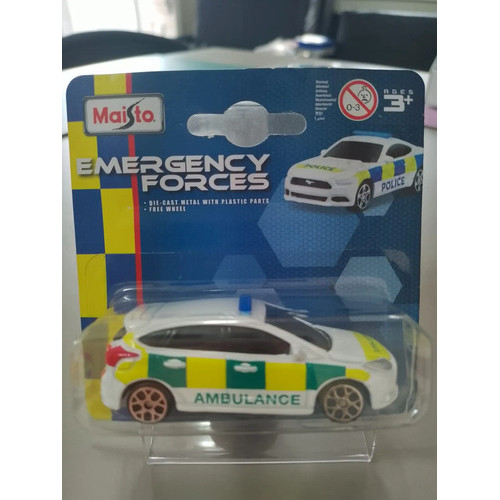 Maisto Emergency Forces Ford Focus Ambulance - One For Fun Branco