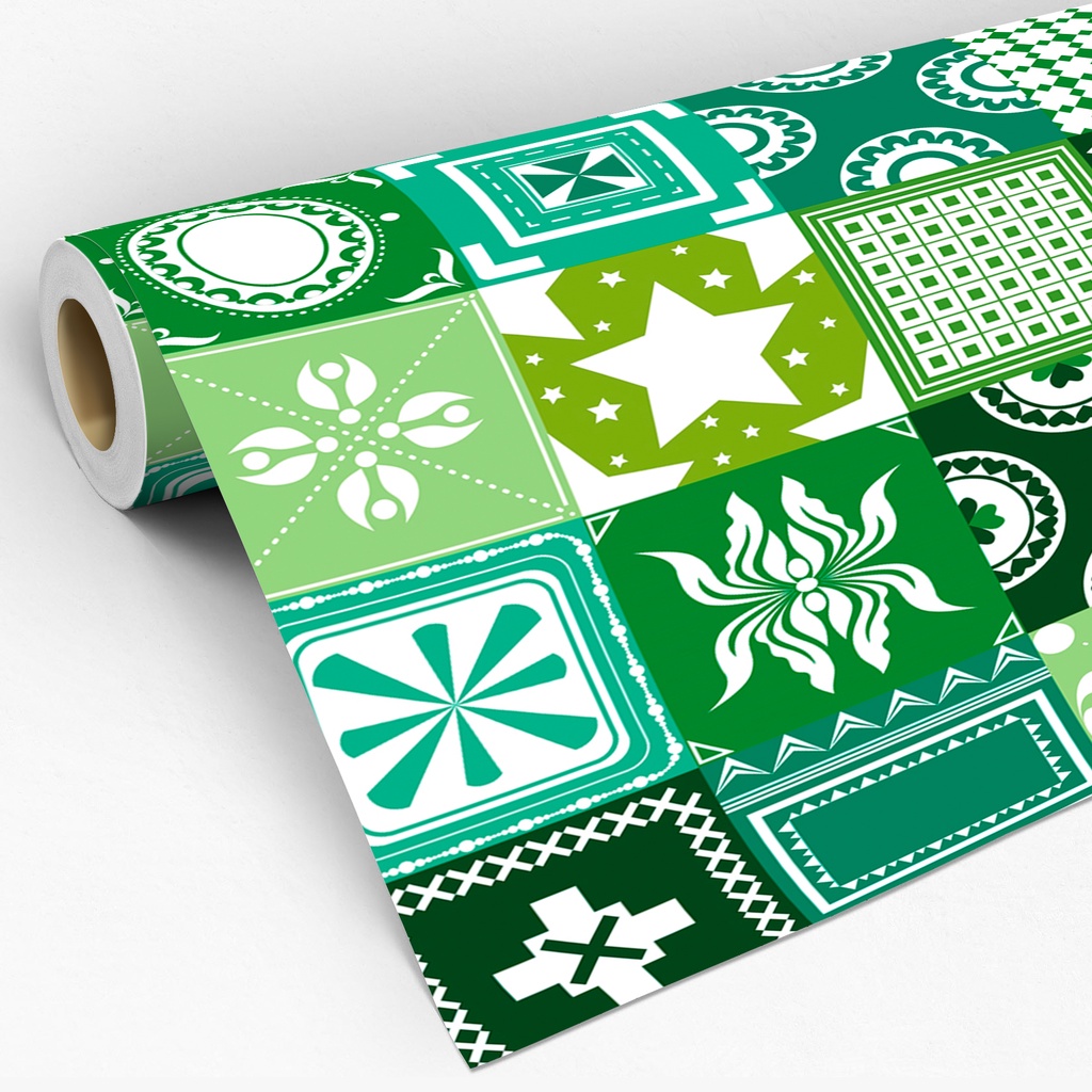 Papel De Parede Adesivo Para Cozinha Azulejo Ladrilho E Pia Retrô Portugal Mosaico Verde Musgo