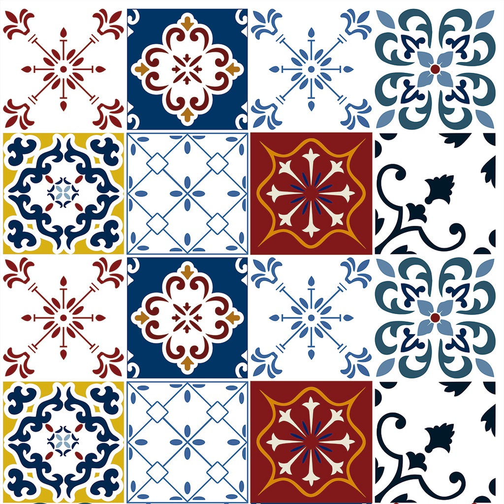 Papel De Parede Adesivo Para Cozinha Azulejo Ladrilho E Pia Retrô Piso Portugal Mosaico Misto