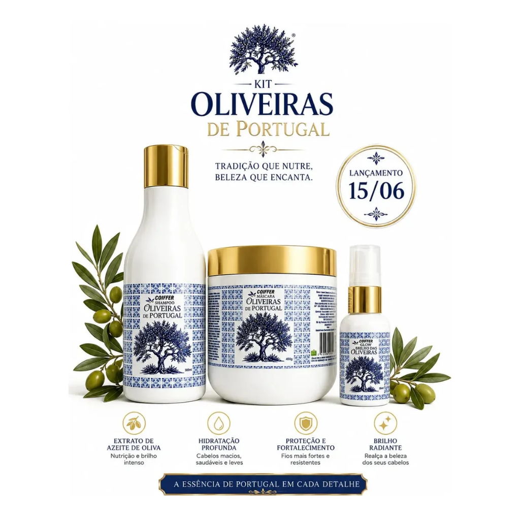 Kit Oliveiras De Portugal - Coiffer