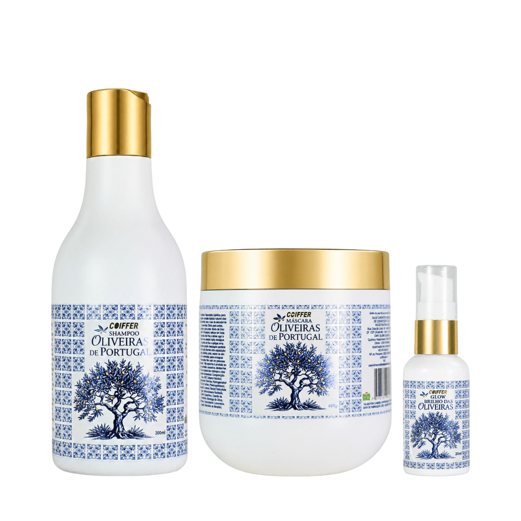 Kit Oliveiras de Portugal Coiffer - Hidratação e reposição lipídica