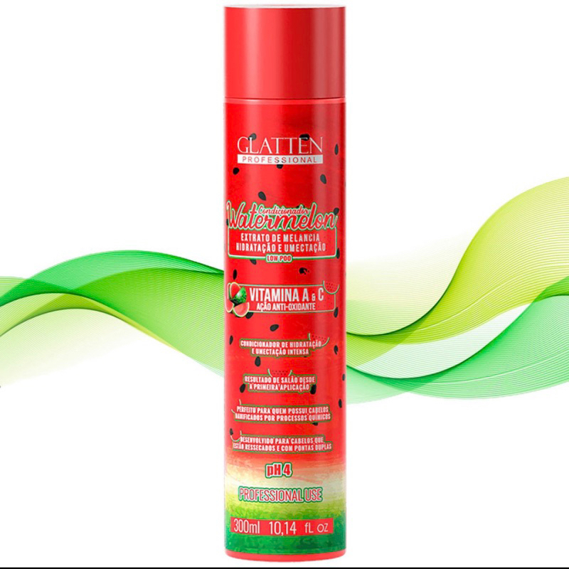 Condicionador Watermelon Glatten Profissional 300ml