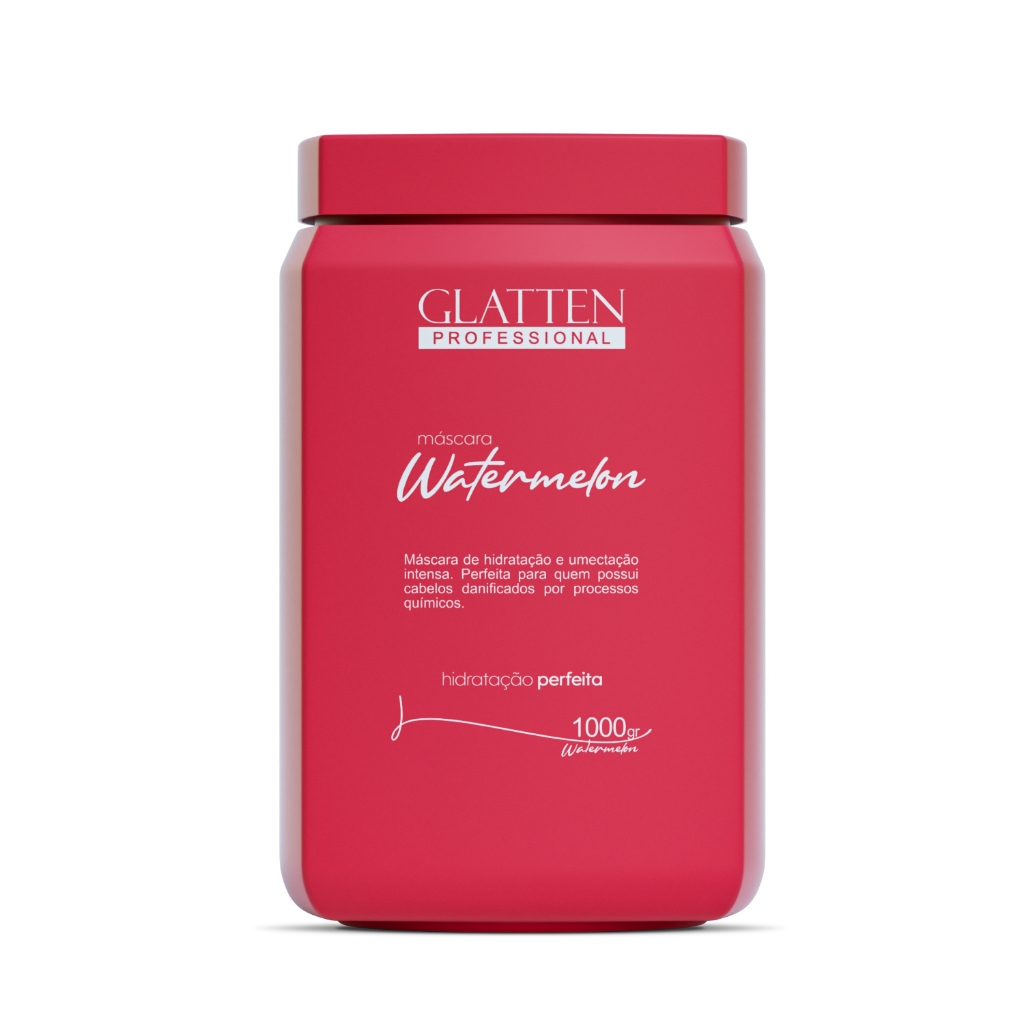 Glatten - Máscara Capilar - Watermelon - 1000g