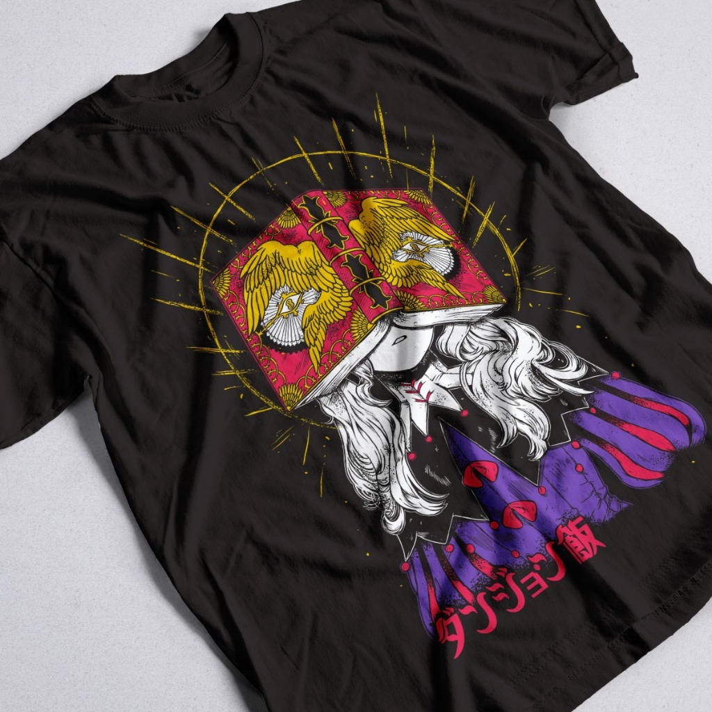 Camisa Dungeon Meshi Thistle Mago Louco Camiseta Anime Unissex 100% Algodão Premium