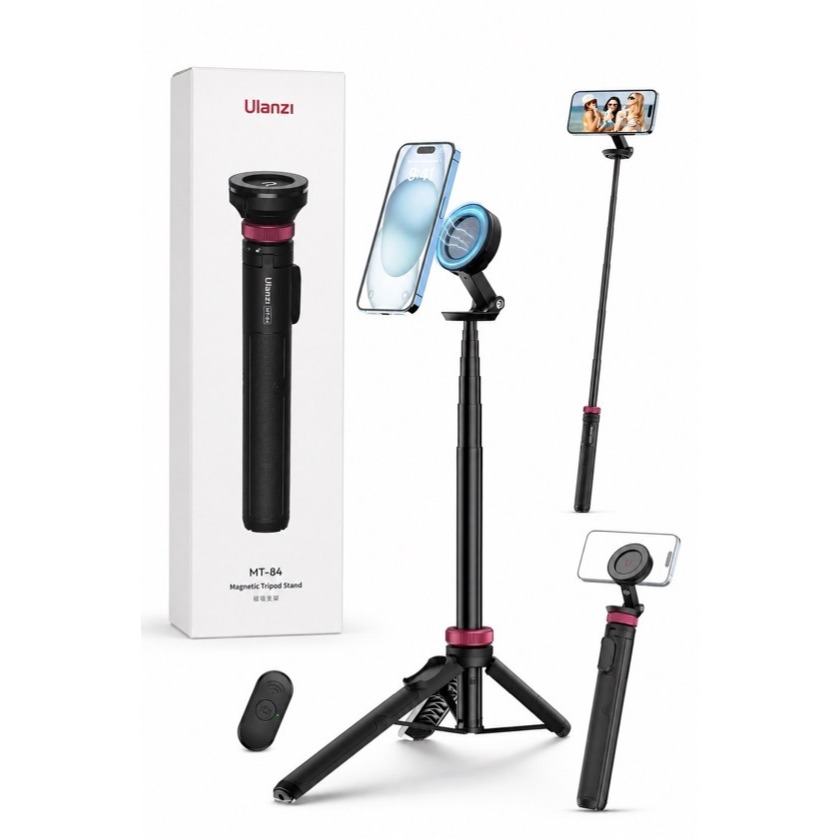 Tripé Magnético De Selfie Ulanzi MT-84 Para Smartphone