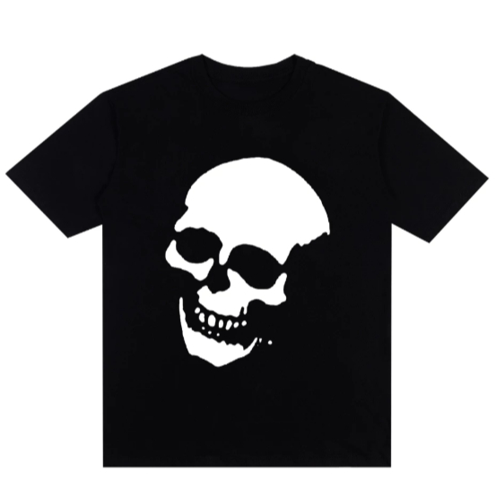Camiseta Masculina Com Estampa SKULL FACE Tecido Premium 100% Algodão