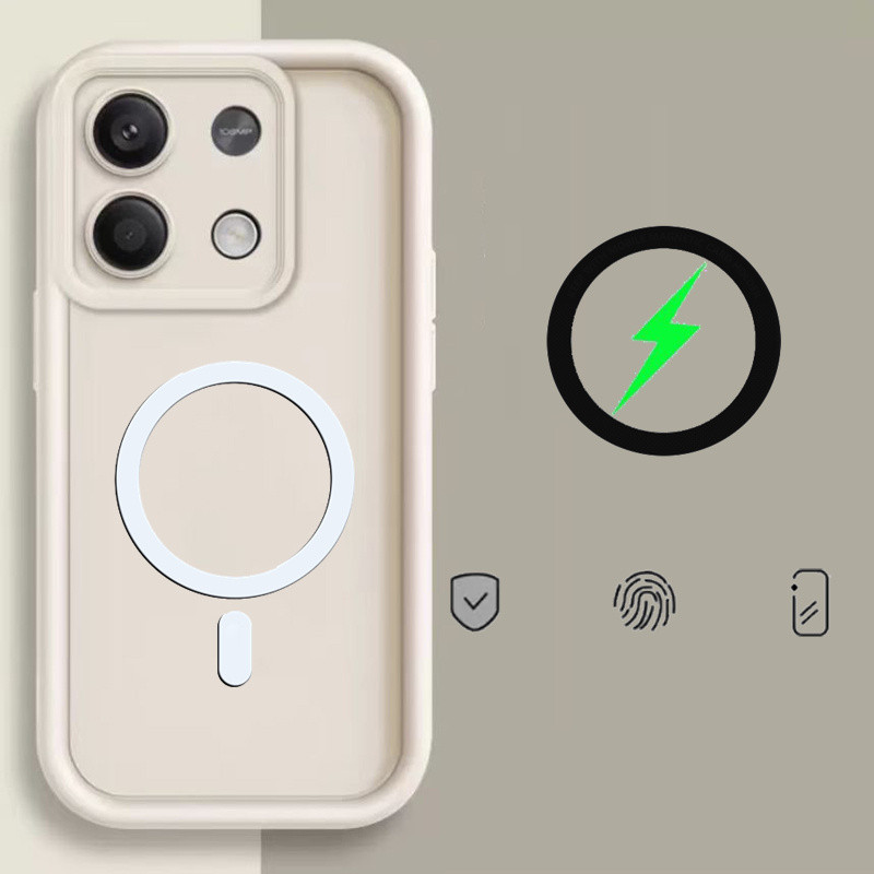 Para Xiaomi Redmi Nota 13 5G Pro 4G 14S Borda Protetora Lente Capa À Prova De Choque Com Adesivo Magnético