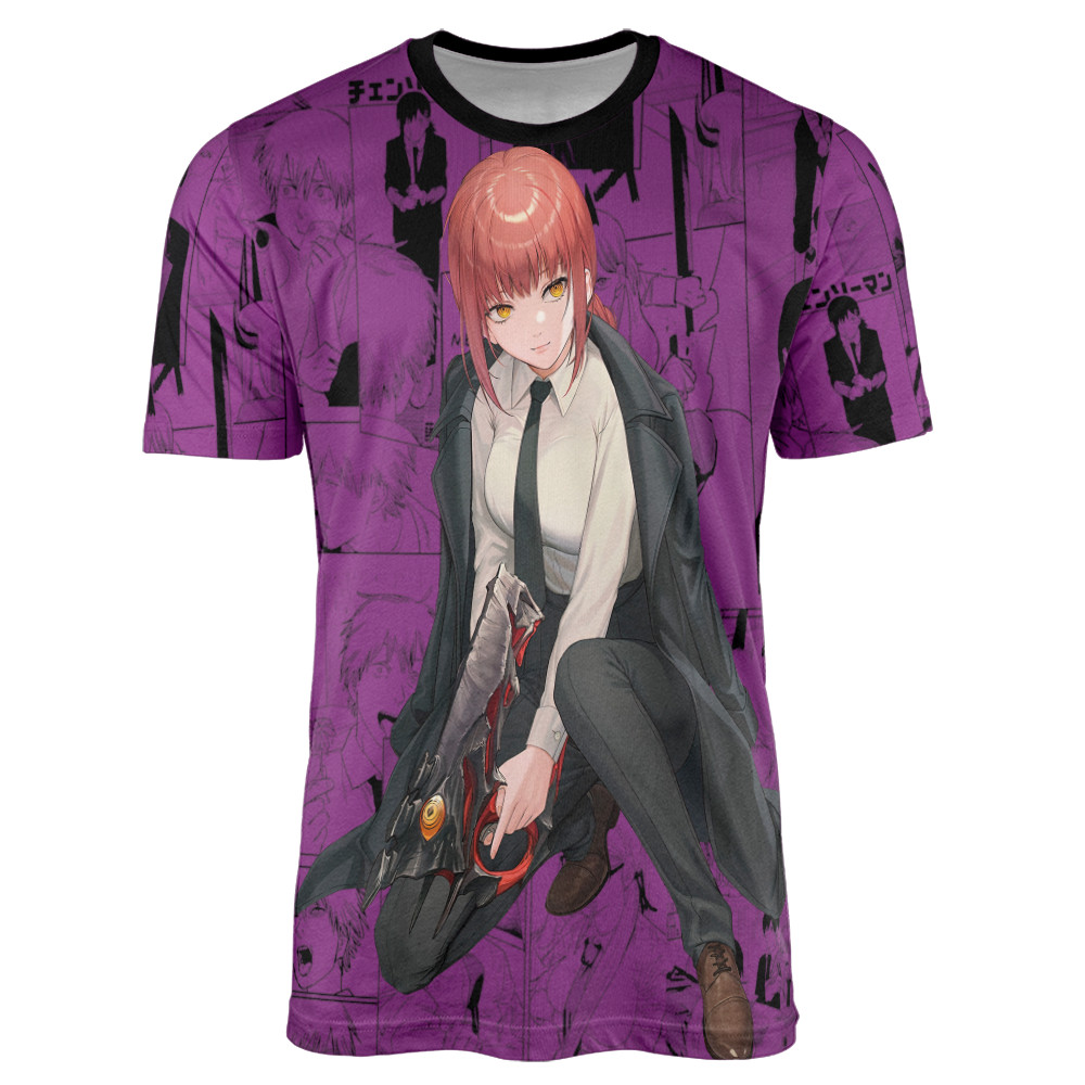 Blusa Chainsaw Man Mangá Anime Makima Power Aki
