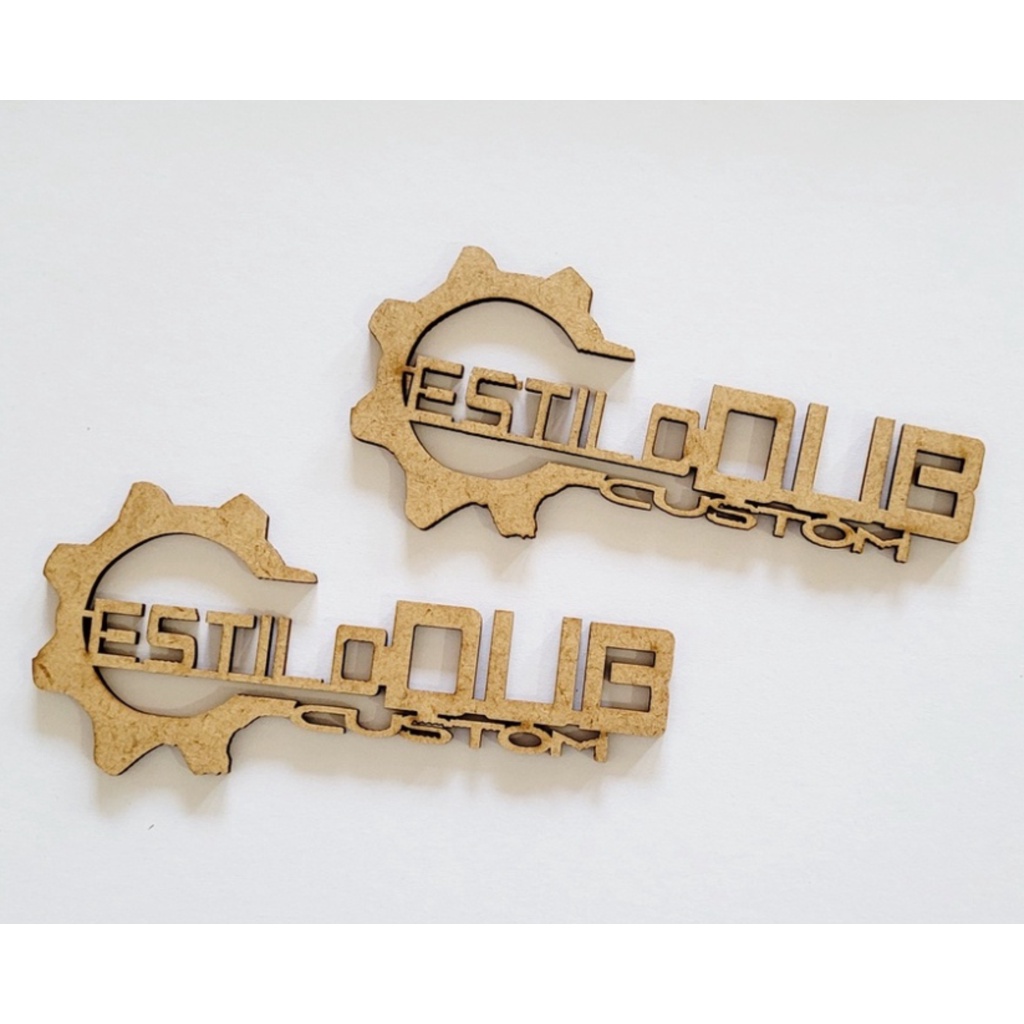 Logomarca - Letreiro - Logo Personalizado MDF crú de 9mm Cortado a Laser 65cm Largura