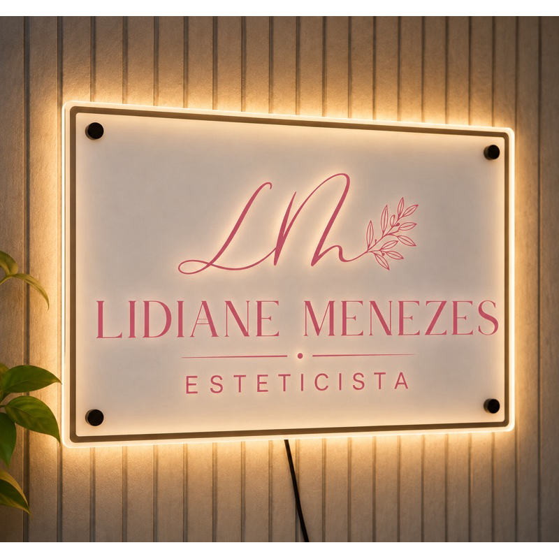 Placa Logo  Em Acrílico Letreiro Personalizado