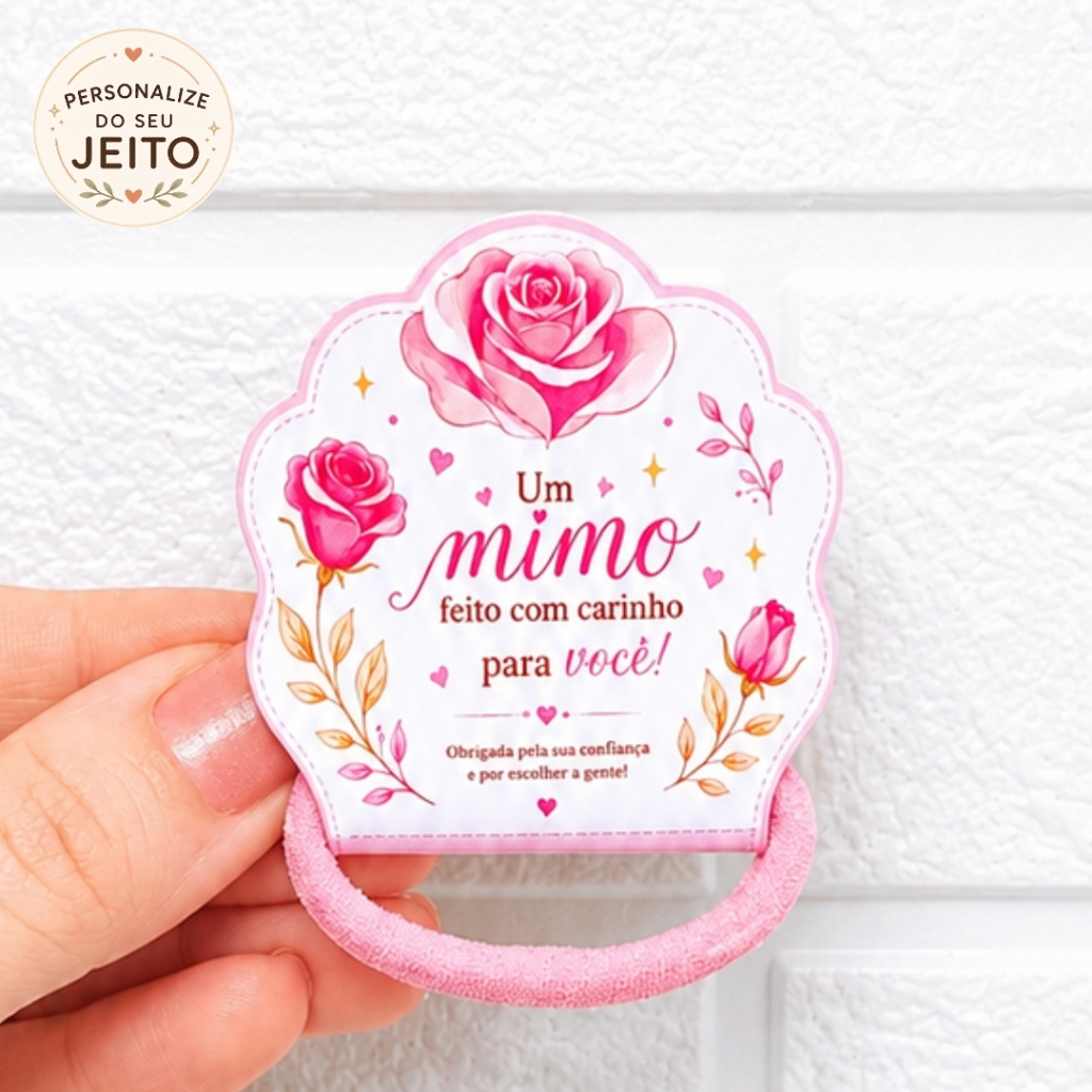 Tag Xuxinha Lembrancinha Para Cliente Com Logo Brinde Loja