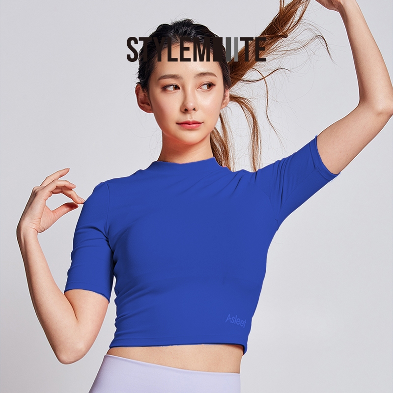 STYLEMITE Ela Flex Short - Sleeve Shirt – Lightweight, Breathable Activewear for Yoga & Running